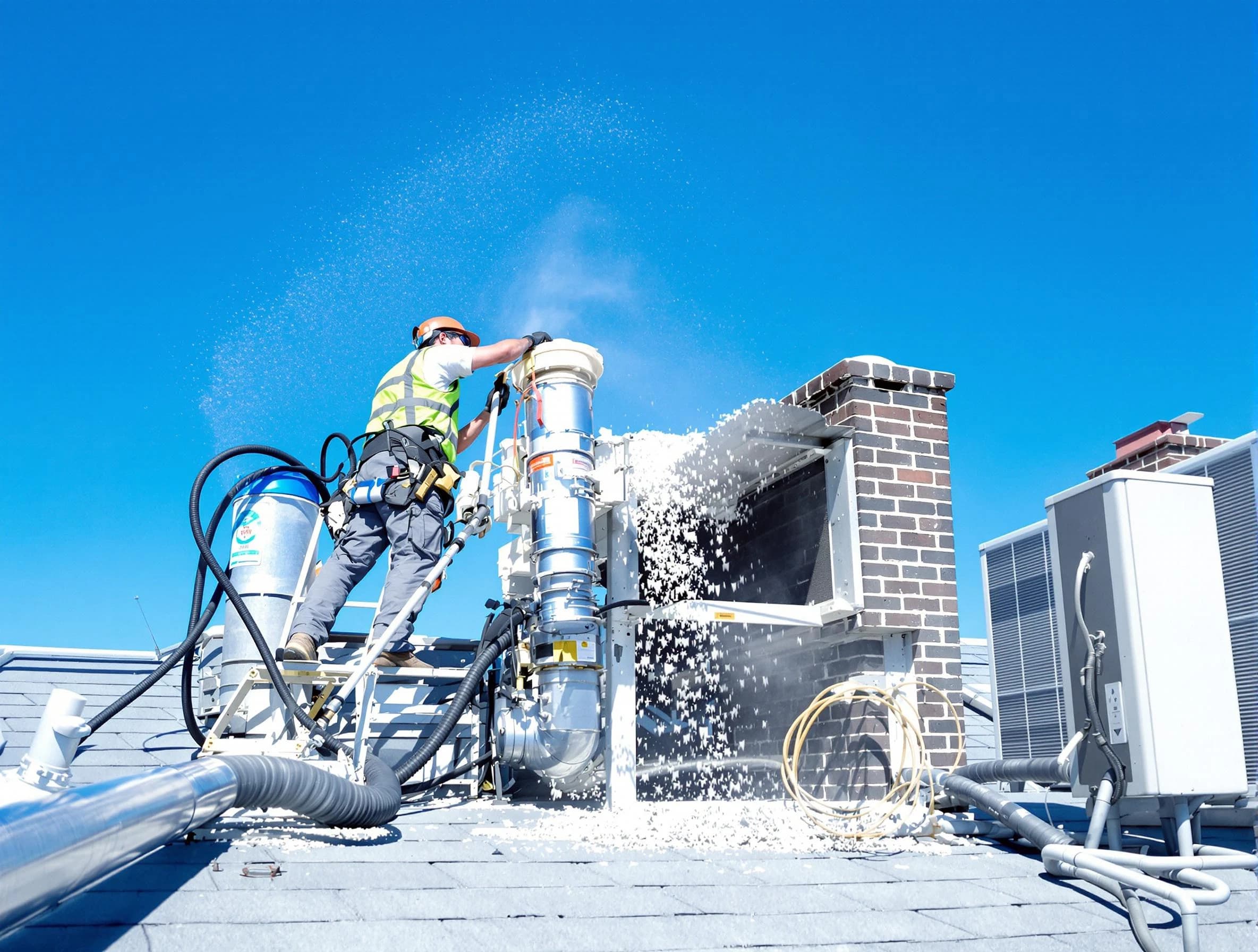 Expert roof dryer vent cleaning by Louisville Dryer Vent Cleaning in Louisville