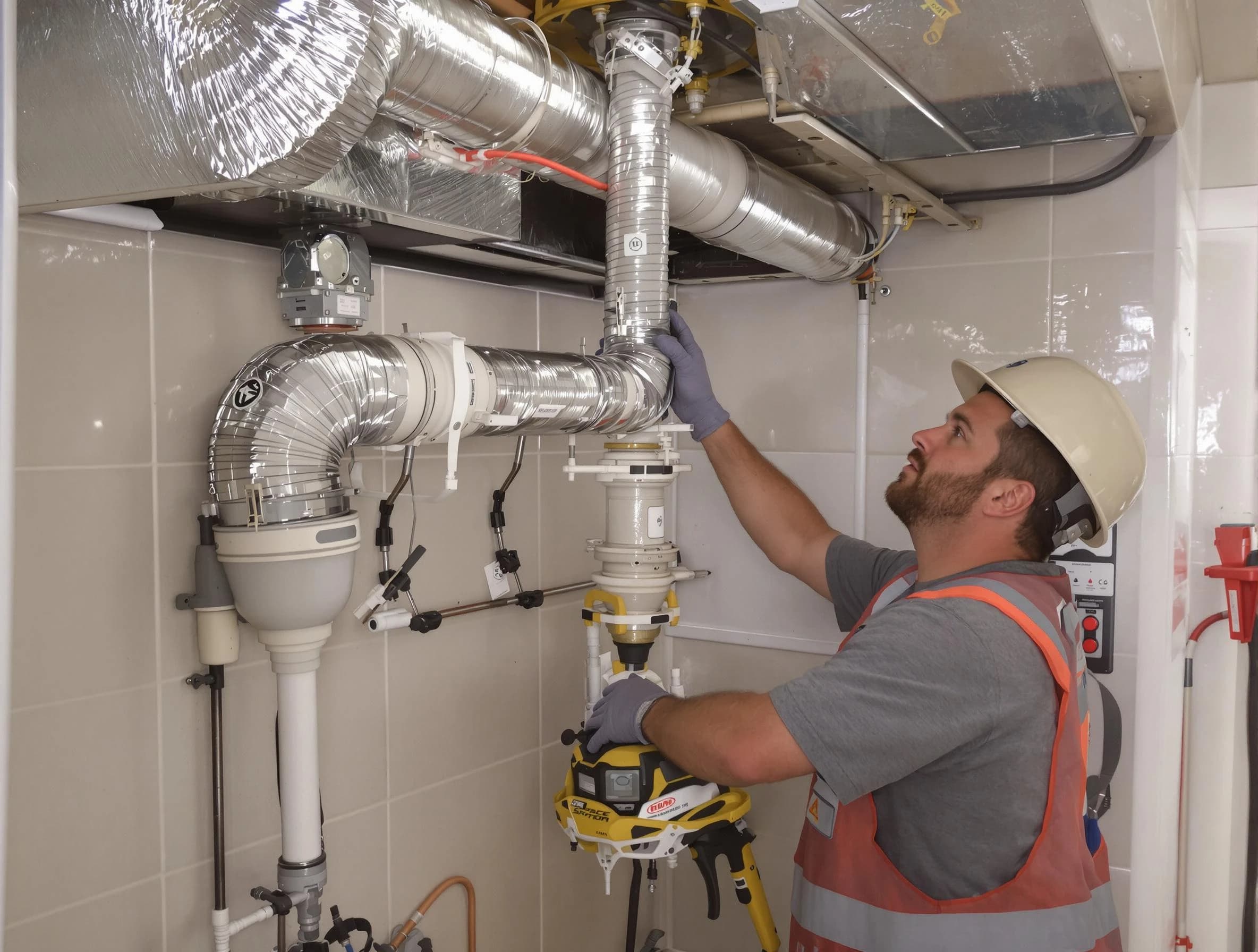 Louisville Dryer Vent Cleaning expert performing professional dryer vent repair and installation in Louisville