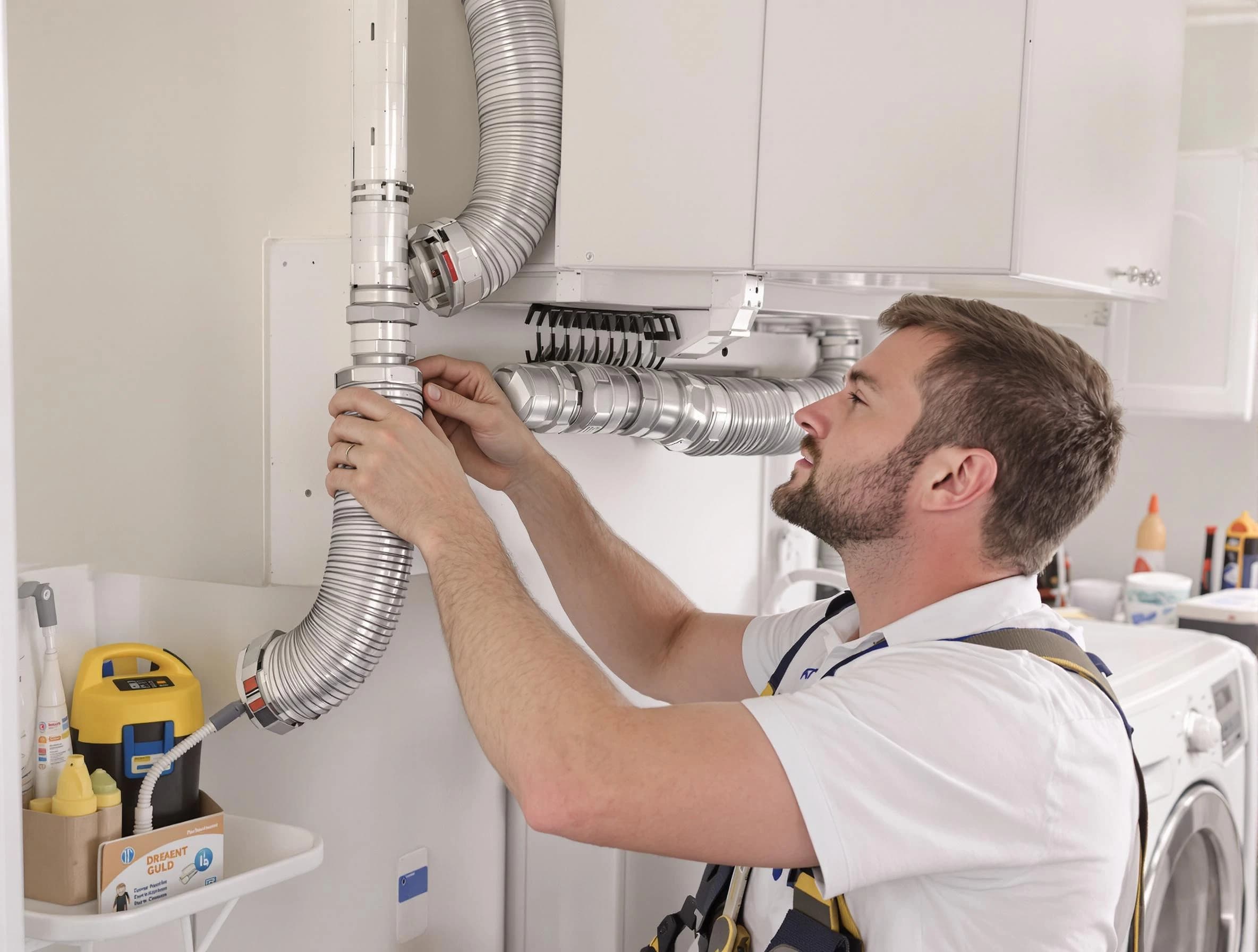 Professional dryer vent repair and installation by Louisville Dryer Vent Cleaning in Louisville