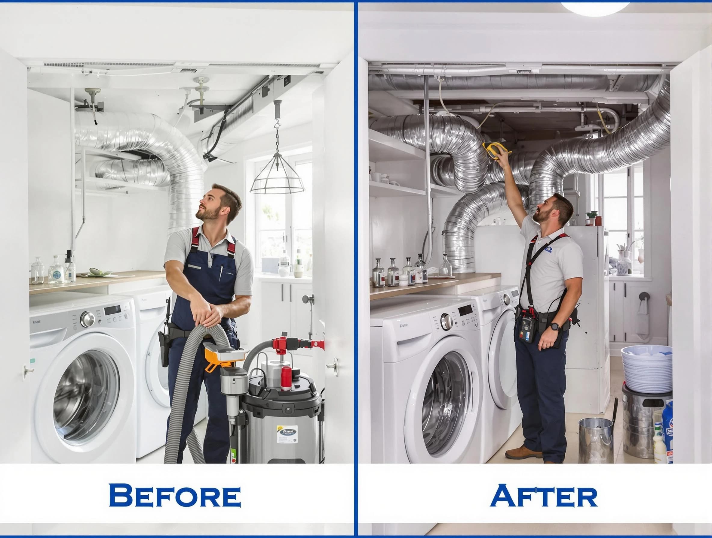 Expert gas dryer vent cleaning by Louisville Dryer Vent Cleaning in Louisville