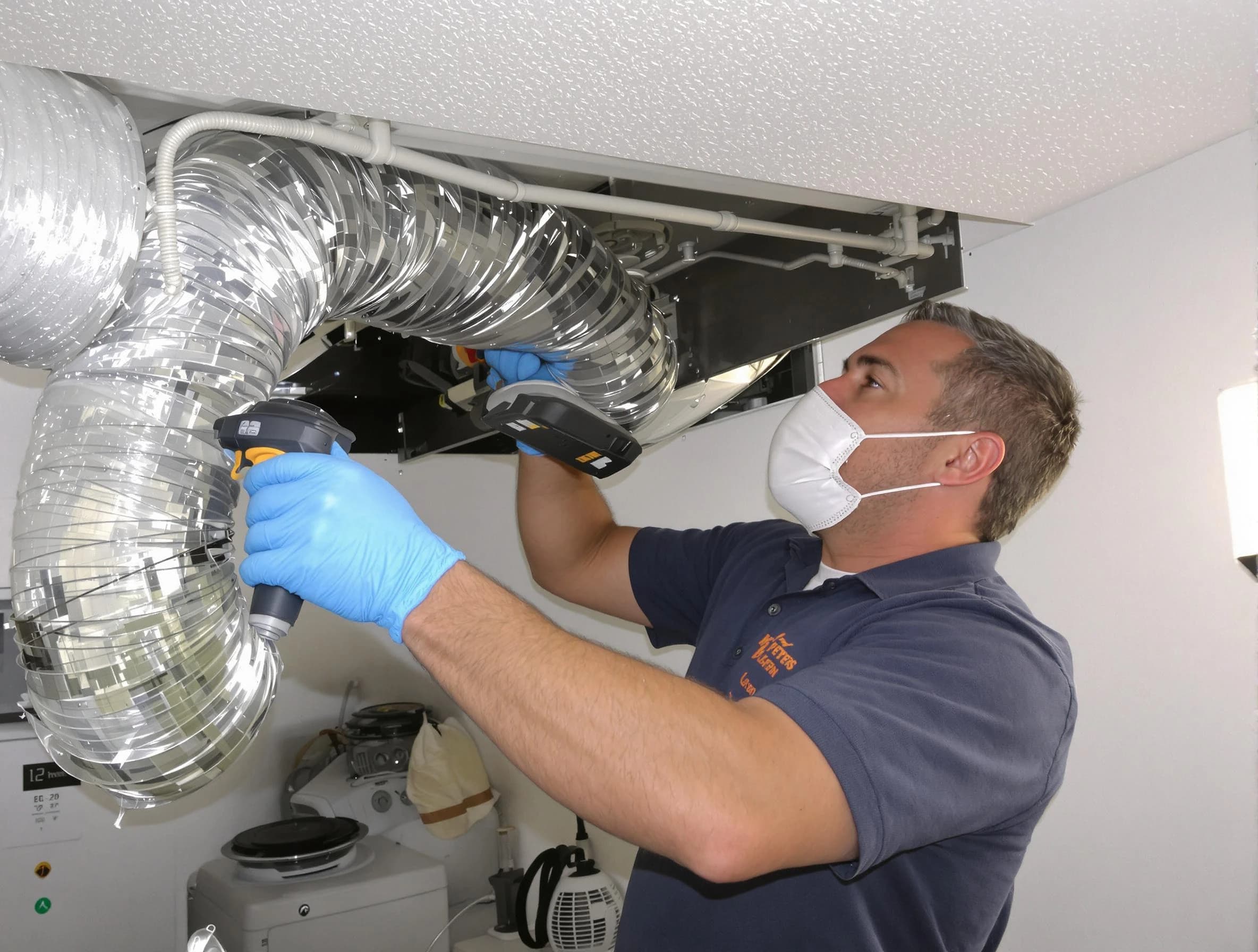 Louisville Dryer Vent Cleaning professional performing thorough residential dryer vent cleaning in Louisville