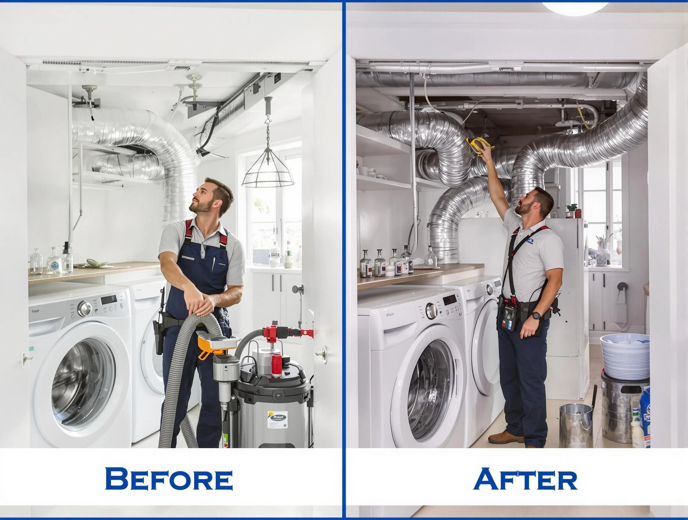 Expert gas dryer vent cleaning by Louisville Dryer Vent Cleaning in Louisville