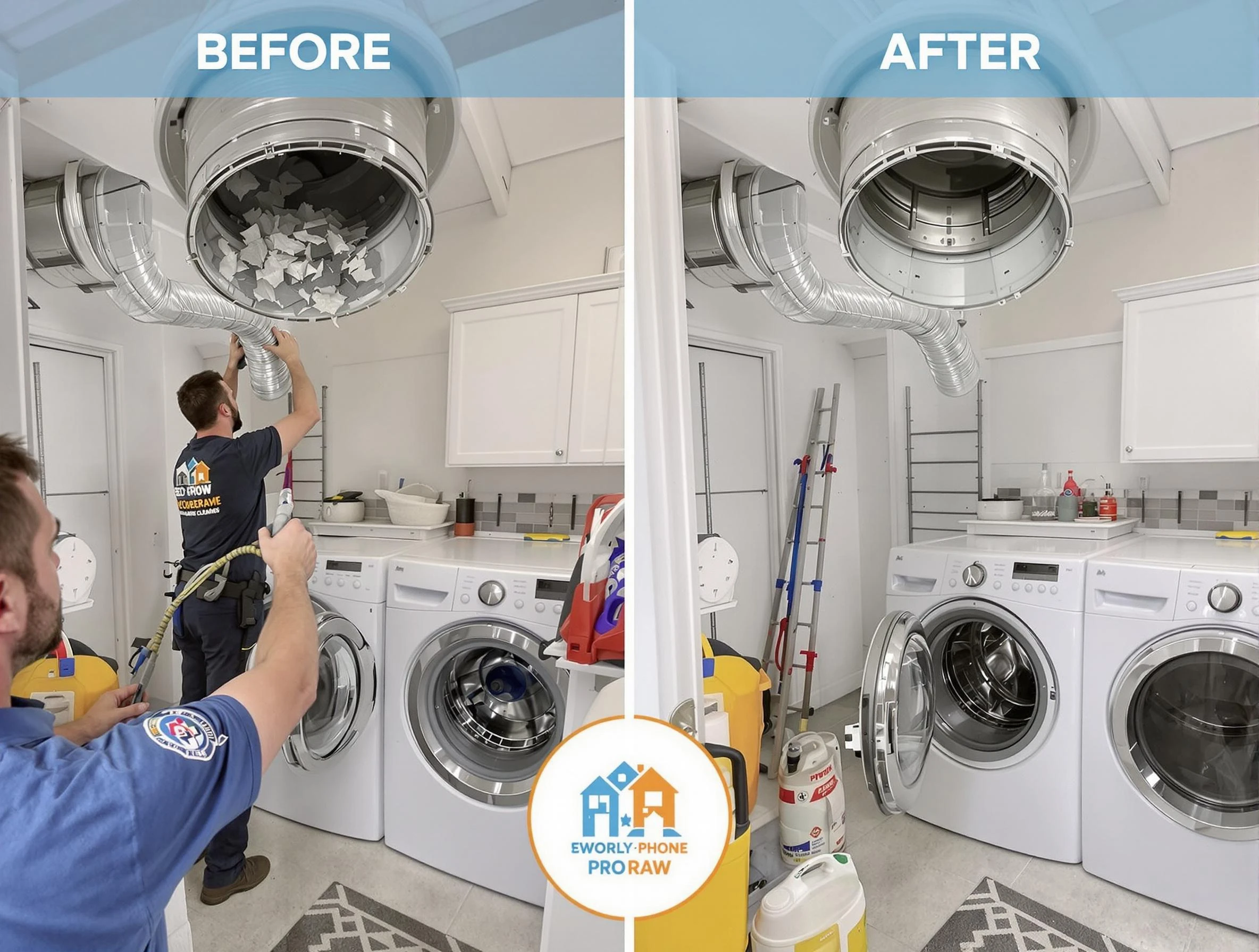 Residential dryer vent cleaning by Louisville Dryer Vent Cleaning in Louisville